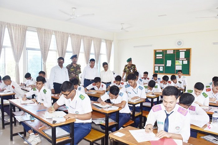 সিলেট ক্যান্টনমেন্ট পাবলিক স্কুল এন্ড কলেজে এসএসসি ও সমমানের পরীক্ষা অনুষ্ঠিত