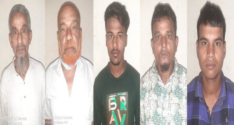 গোলাপগঞ্জে পরোয়ানাভুক্ত ৫ আসামি গ্রেপ্তার