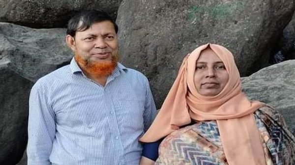 হবিগঞ্জে বাস-মোটরসাইকেলের সংঘর্ষে স্বামী নিহত, স্ত্রী আহত