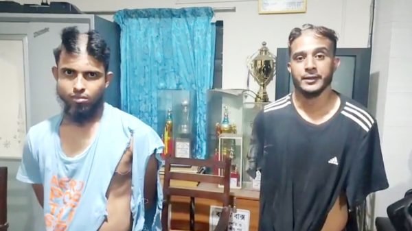 সিলেটের বন্দরবাজার জনতার হাতে ২ মোবাইল চো-র আটক