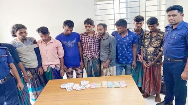 নবীগঞ্জ ৯ জুয়ারী গ্রেফতার