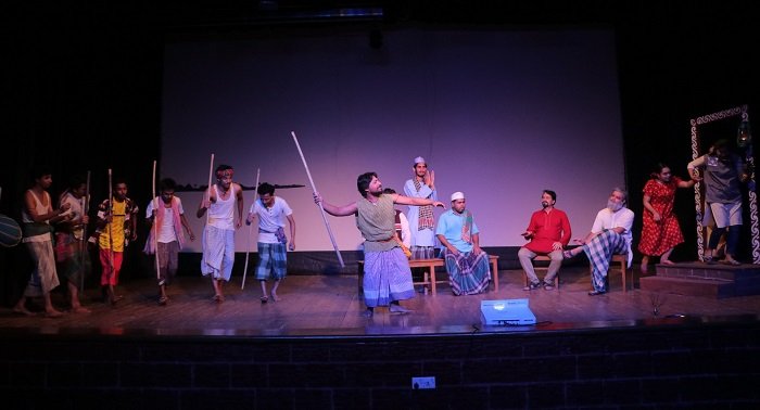 সিলেটে নাটক ‘বাঘের শিন্নী’র মঞ্চায়ন