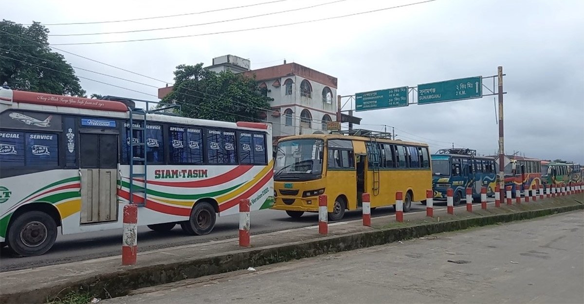 সুনামগঞ্জে ডাকা পরিবহন ধর্মঘট স্থগিত