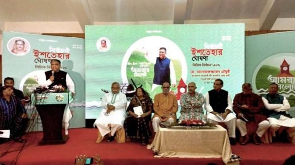 সিসিক নির্বাচন: ২১ দফা ইশতেহার করলেন আনোয়ারুজ্জামান
