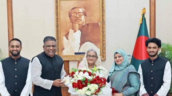 প্রধানমন্ত্রীর সঙ্গে সিলেটের নবনির্বাচিত মেয়রের সাক্ষাৎ