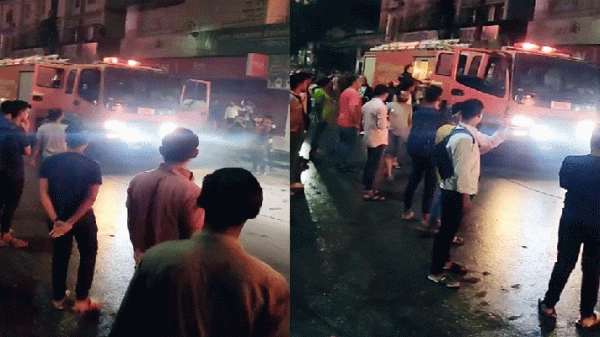 সিলেট নগরীর উপশহরে অগ্নিকান্ড