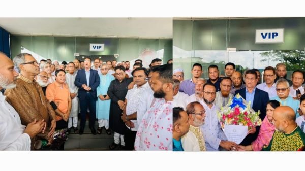 দেশে ফিরেছেন এড.নাসির উদ্দিন খান, বিমানবন্দরে সংবর্ধিত