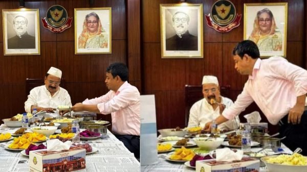 ডিবি অফিসে বিএনপি’র নেতা গয়েশ্বরের মধ্যাহ্নভোজ