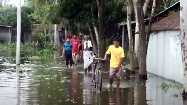 বৃষ্টি না হওয়ায় সুনামগঞ্জে কমছে নদী ও হাওরের পানি