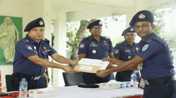 মাধবপুরে সাইদুল জেলার শ্রেষ্ঠ এসআই মনোনীত