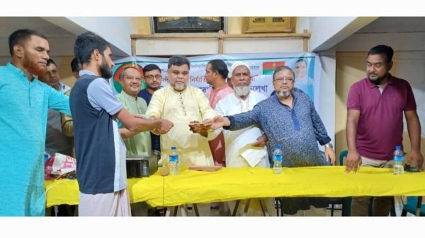 বহির্বিশ্ব জাতীয়তাবাদী ফোরাম বড়লেখা’র উদ্যোগে আর্থিক অনুদান প্রদান