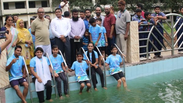 সিলেটে সাতাঁর প্রশিক্ষণের শুভ উদ্বোধন