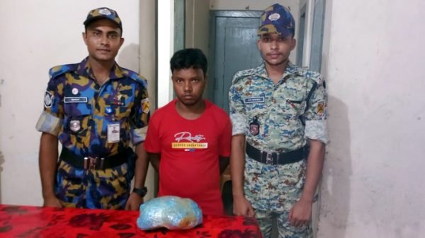 সিলেটে ৭ এপিবিএন’র অভিযানে গাঁজাসহ যুবক আটক