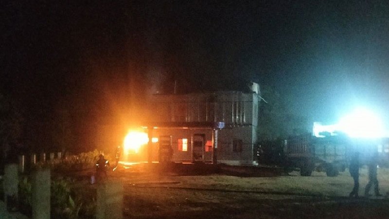 ফিলিং স্টেশনে বিস্ফোরণ, দগ্ধ ১