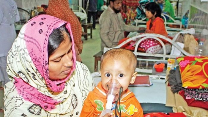 দেশে প্রতিদিন নিউমোনিয়ায় ৬৫ শিশুর মৃত্যু