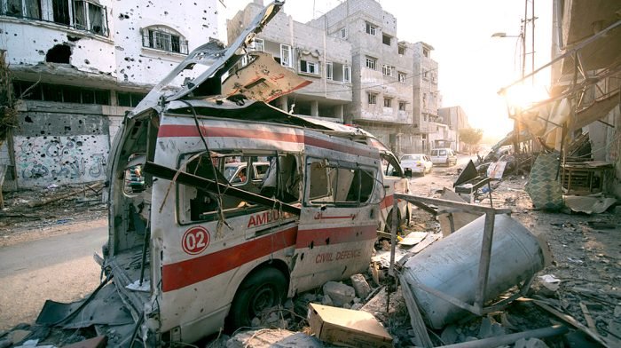 গাজায় জাতিসংঘ কার্যালয়ে হামলা