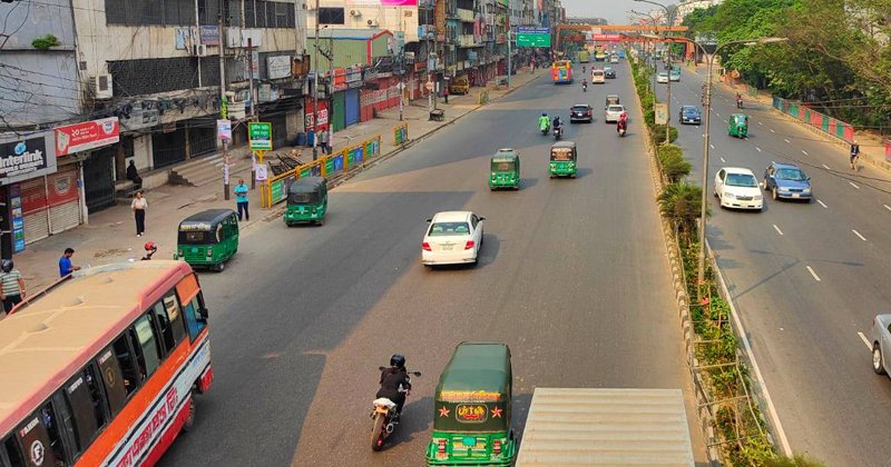পঞ্চম দফার অবরোধে রাজধানীতে যান চলাচল স্বাভাবিক