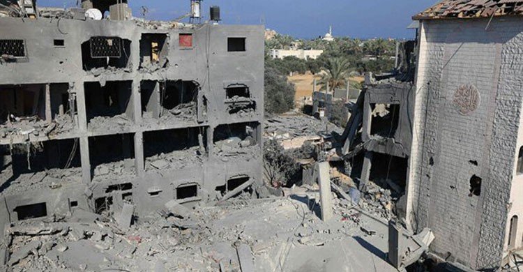 আবারও নুসেইরাত শরণার্থী শিবিরে হামলা, নিহত ১৭