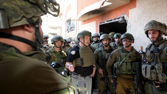 হঠাৎ গাজা পরিদর্শনে নেতানিয়াহু!