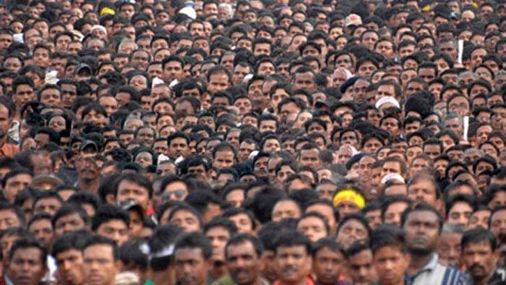 দেশের মোট জনসংখ্যা ১৬ কোটি ৯৮ লাখ