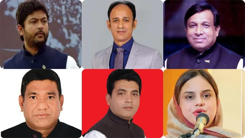 মনোনয়ন না পেয়ে নৌকার বিপক্ষে মাঠে থাকবেন যারা
