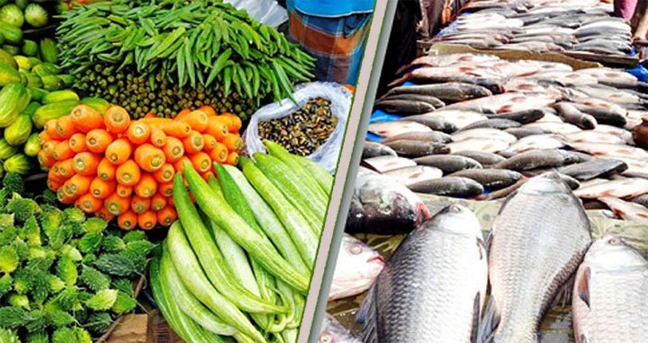 বৃষ্টিতে বেড়েছে সবজির দাম, মাছের বাজার স্থিতিশীল