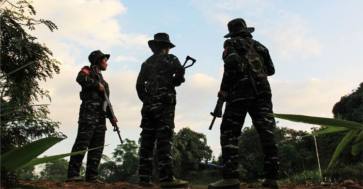 বিদ্রোহীদের দখলে রাখাইন রাজ্য