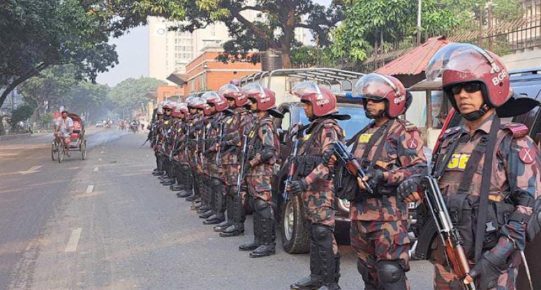সারা দেশে ১৫৭ প্লাটুন বিজিবি মোতায়েন