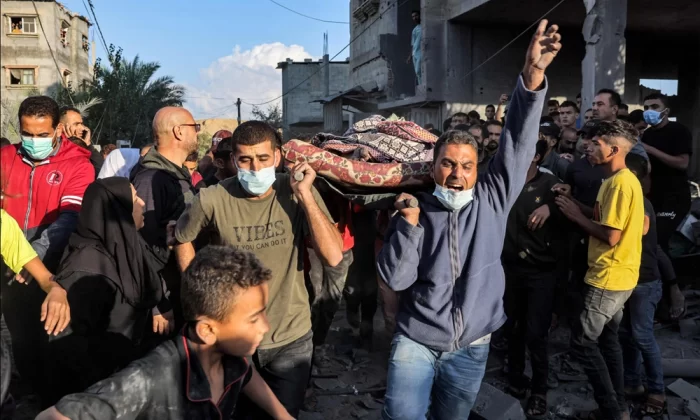 গাজায় নিহতের সংখ্যা ২২ হাজার ছুঁই ছুঁই