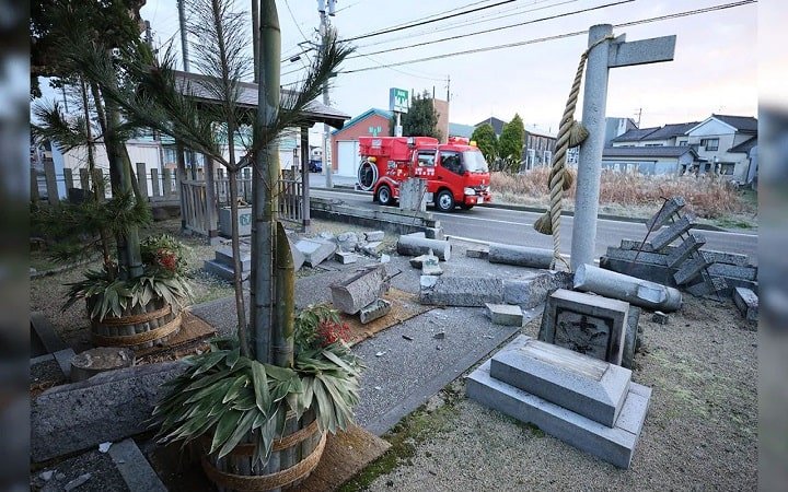 জাপানে ভূমিকম্পে নিহতের সংখ্যা বেড়ে ৫৭