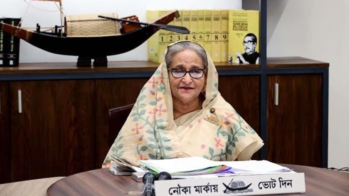 বিকেলে ৫ জেলা ও ১ উপজেলায় ভাষণ দেবেন শেখ হাসিনা