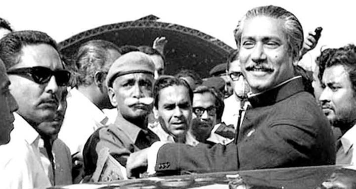 আজ বঙ্গবন্ধুর স্বদেশ প্রত্যাবর্তন দিবস