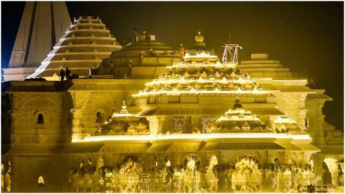ভারতে বিরাট আয়োজনে রাম মন্দির উদ্বোধন