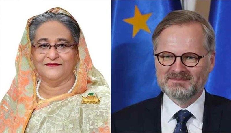 পুনরায় প্রধানমন্ত্রী নির্বাচিত হওয়ায় শেখ হাসিনাকে চেক প্রধানমন্ত্রীর অভিনন্দন