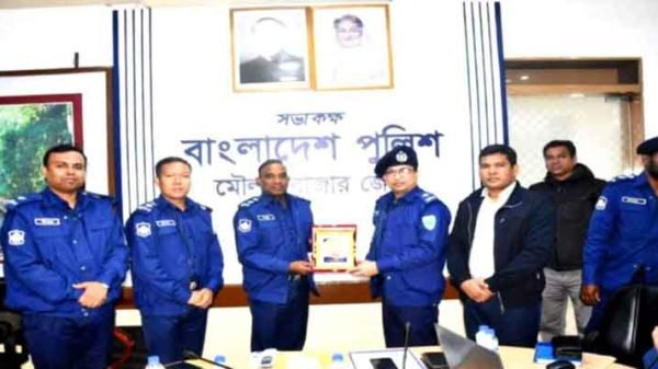 মৌলভীবাজার জেলার শ্রেষ্ঠ ওসি নির্বাচিত হলেন সঞ্জয় চক্রবর্তী