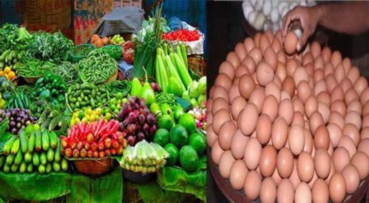 ডিমের দাম বেড়েছে, সবজি-চালের কমেনি