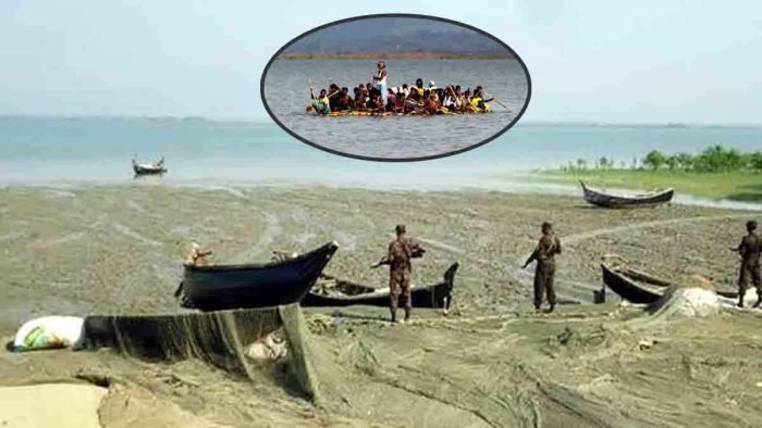 ৬৫ জন রোহিঙ্গা বোঝাই নৌকা বাংলাদেশে ঢুকতে দেয়নি বিজিবি
