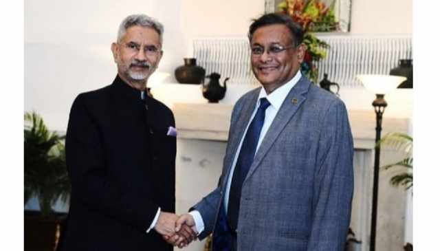 যেসব বিষয়ে আলোচনা করলেন হাছান মাহমুদ ও জয়শঙ্কর