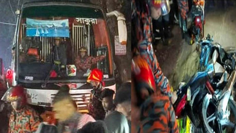 বরিশালে বাসচাপায় বাইক আরোহী শিক্ষার্থীর মৃত্যু