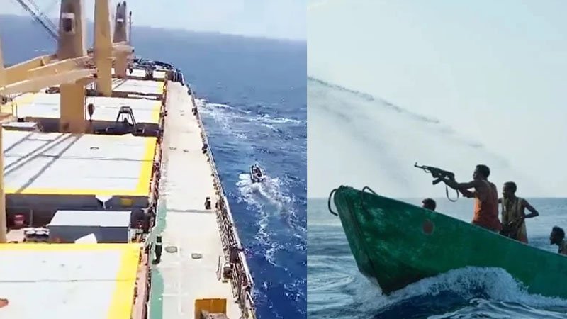 নাবিকদের উদ্ধারের চেষ্টায় সোমালিয়ান নেভি ও দস্যুদের মধ্যে গুলি বিনিময়