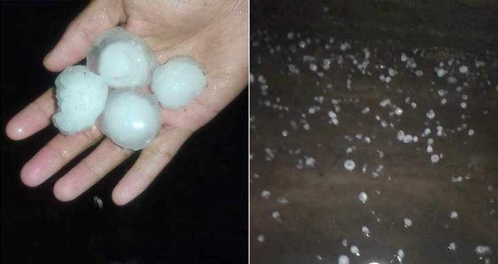 মধ্যরাতে ঢাকায় ঝড়, ব্যাপক শিলাবৃষ্টি