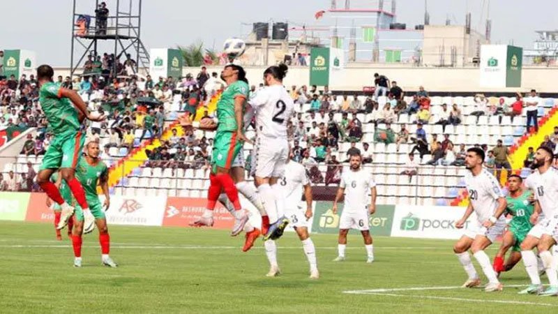 শেষ মুহূর্তে ফিলিস্তিনের কাছে হারল বাংলাদেশ