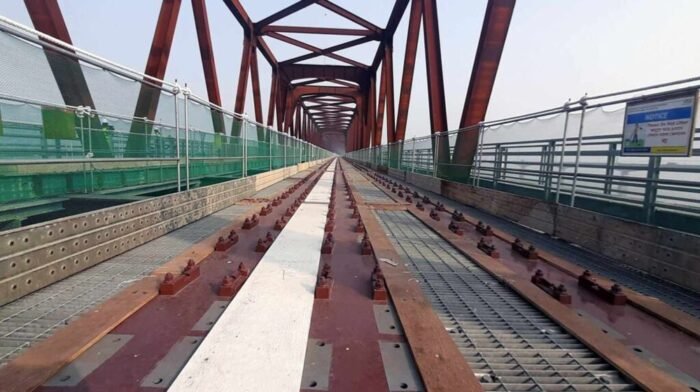 বঙ্গবন্ধু রেল সেতুর পৌনে ৪ কিলোমিটার দৃশ্যমান