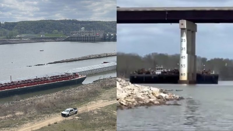 ফের যুক্তরাষ্ট্রে সেতুতে জাহাজের আঘাত