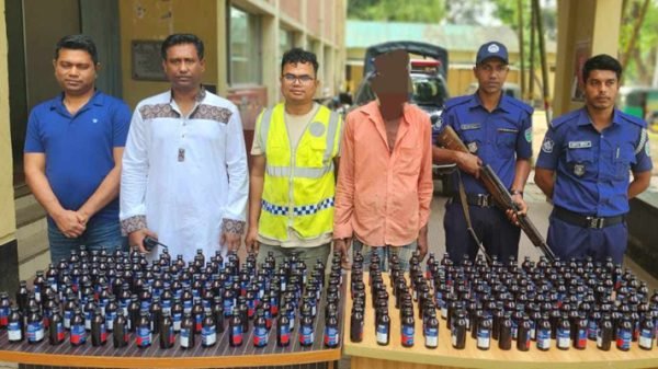 কোম্পানীগঞ্জে ২৬৫ বোতল ফেন্সিডিলসহ গ্রেফতার ১