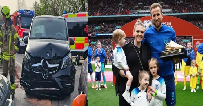 গাড়ি দুর্ঘটনায় হাসপাতালে হ্যারি কেইনের তিন সন্তান