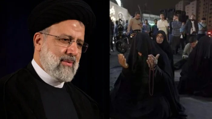 তেহরানের রাস্তায় রাস্তায় রাইসির জন্য দোয়া