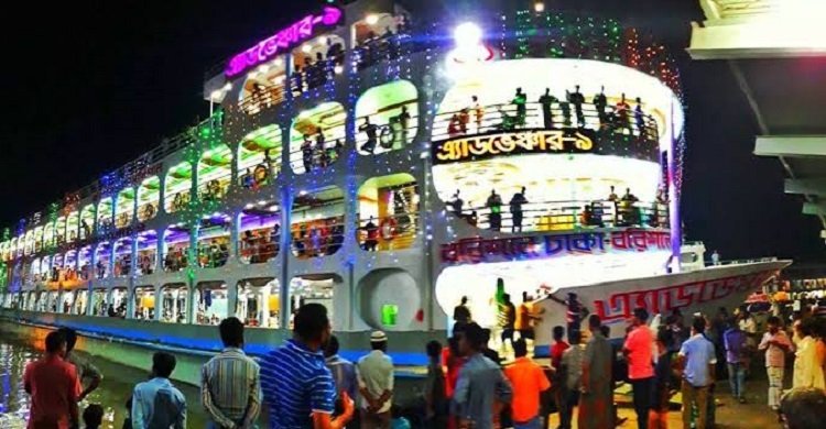 ৬ দিন পর বরিশাল -ঢাকা রুটে লঞ্চ চলাচল শুরু