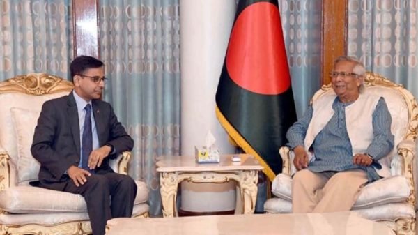 বন্যা মোকাবিলায় বাংলাদেশ ও ভারতের মধ্যে উচ্চতর কমিটি করার প্রস্তাব ড. ইউনূসের