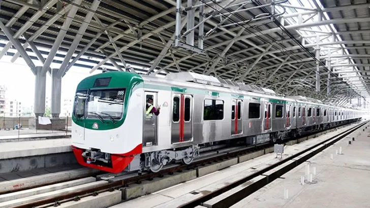 যাত্রী ছাড়া মেট্রোরেল চলবে আজ